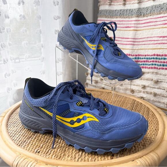 Saucony Excursion TR16 Pool Sulfur Trail Running Sneakers Women’s Size 11 - Picture 1 of 8